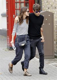 Keira Knightly & husband James Righton out shopping in North London September 3, 2014