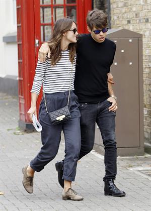 Keira Knightly & husband James Righton out shopping in North London September 3, 2014