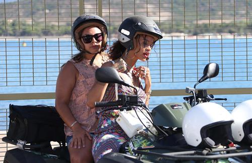 Rihanna in Calvi, Corsica