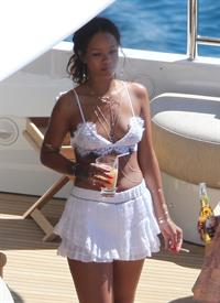Rihanna in Calvi, Corsica