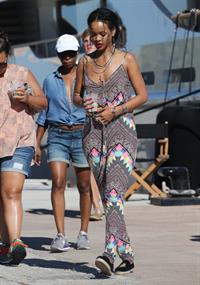 Rihanna in Calvi, Corsica