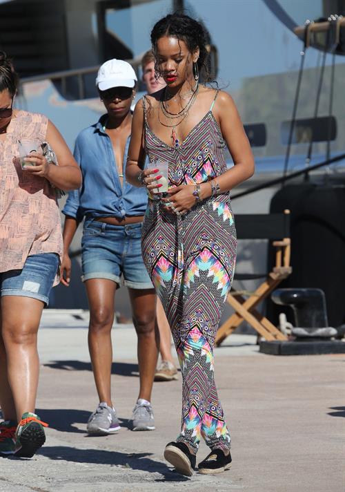 Rihanna in Calvi, Corsica
