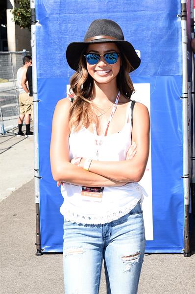Jamie Chung at the 2014 Budweiser Made in America Festival in Los Angeles on August 30, 2014