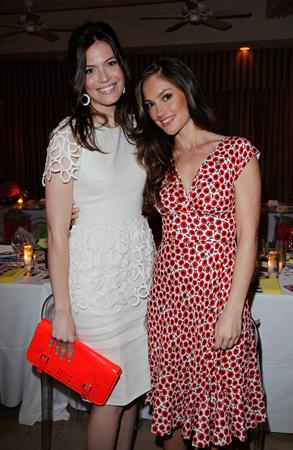 Minka Kelly, Jessica Alba and Mandy Moore at a dinner to celebrate Brad Goreski's book launch March 14, 2012 