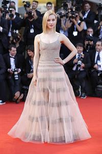 Sarah Gadon Opening Ceremony and Birdman premiere during the Venice Film Festival August 27, 2014