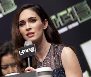 Megan Fox Teenage Mutant Ninja Turtles, press conference in Seoul August 27, 2014