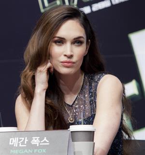 Megan Fox Teenage Mutant Ninja Turtles, press conference in Seoul August 27, 2014