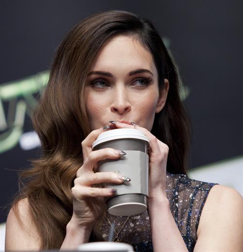 Megan Fox Teenage Mutant Ninja Turtles, press conference in Seoul August 27, 2014