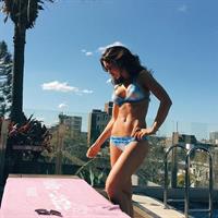 Pia Muehlenbeck in lingerie