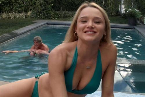Hunter King in a bikini
