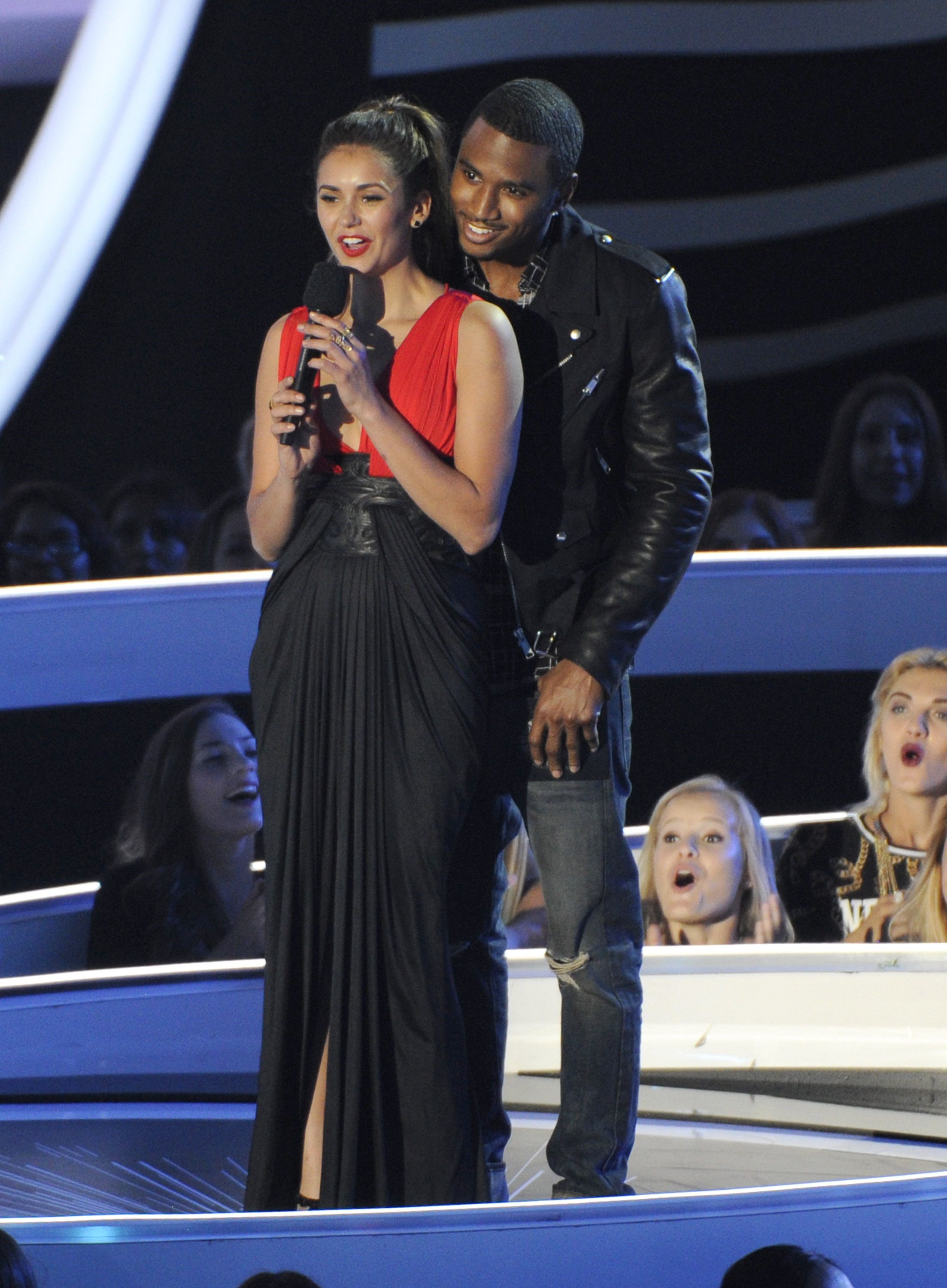 Nina Dobrev at 2014 MTV Video Music Awards, Inglewood August 24, 2014