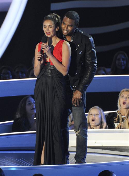 Nina Dobrev at 2014 MTV Video Music Awards, Inglewood August 24, 2014