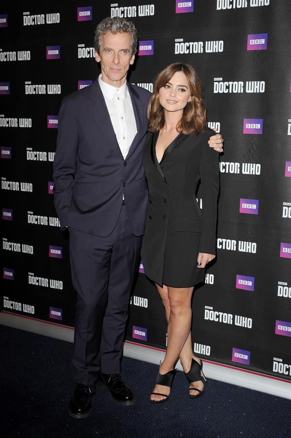 Jenna Coleman Dr. Who premiere in London August 23, 2014