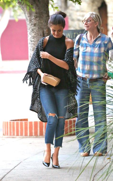 Selena Gomez out for dinner in L.A. August 21, 2014