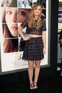 Liana Liberato at the premiere of If I Stay August 20, 2014