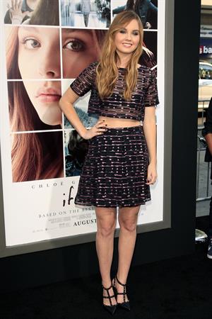 Liana Liberato at the premiere of If I Stay August 20, 2014