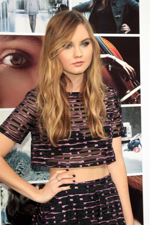 Liana Liberato at the premiere of If I Stay August 20, 2014