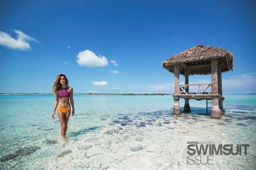 Anna Herrin in a bikini