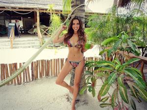 Melody Le in a bikini