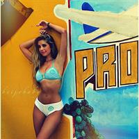 Alexandria DeBerry in a bikini