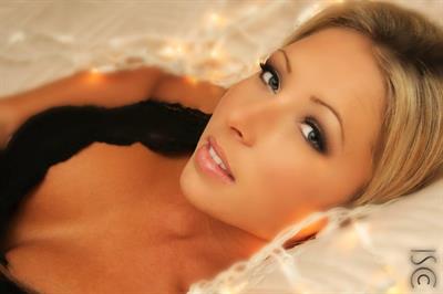 Emily Tisdale in lingerie