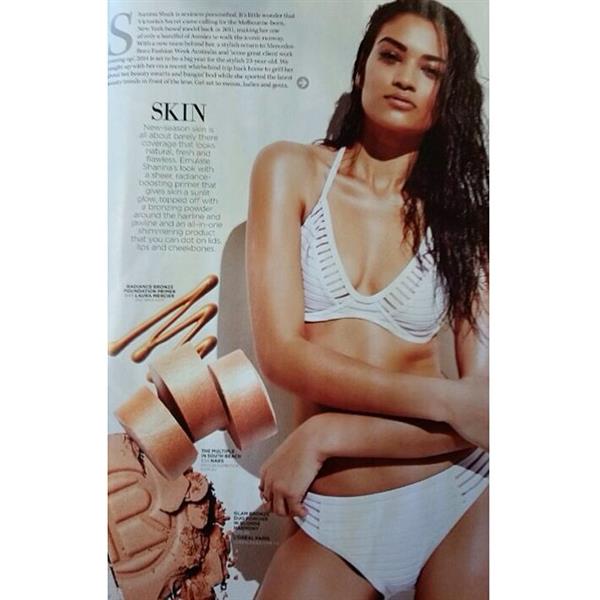 Shanina Shaik in lingerie