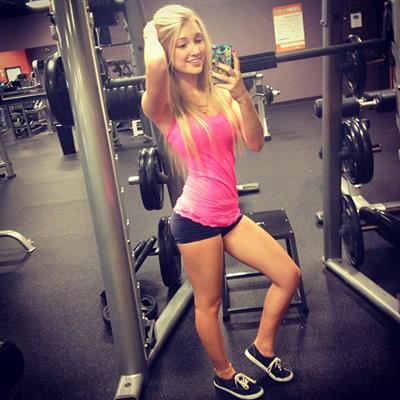 Anna Faith Carlson taking a selfie