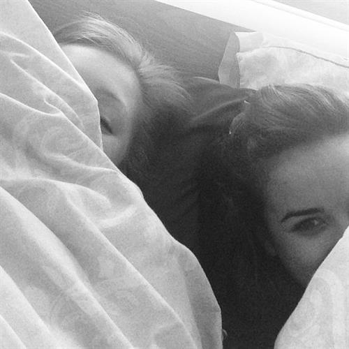 Georgia May Foote taking a selfie