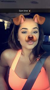 Becky G taking a selfie