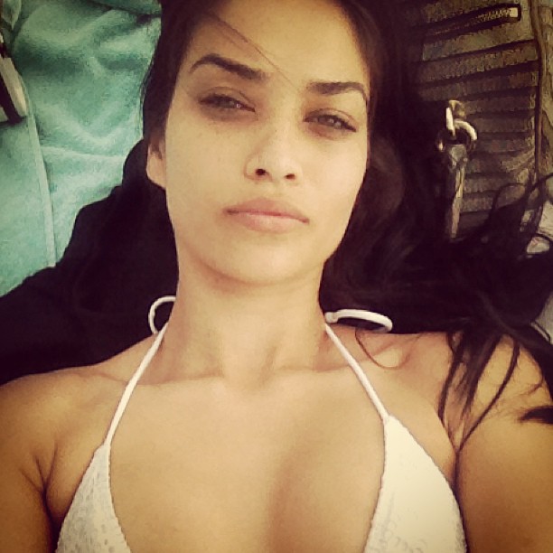 Shanina Shaik in a bikini