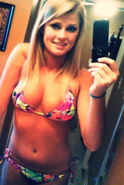 Anonymous in a bikini