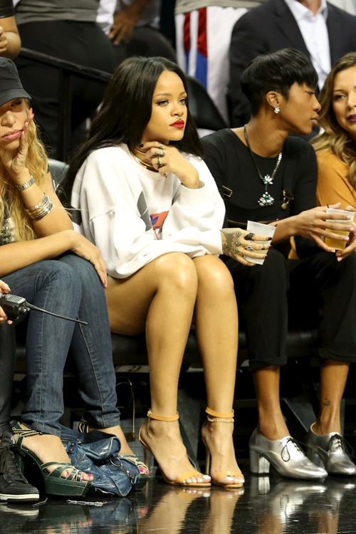 Rihanna at 2014 Summer Classic Charity Basketball Game, NYC August 21, 2014