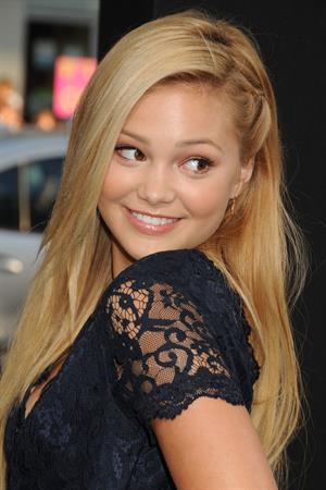Olivia Holt Los Angeles premiere of If I Stay August 20, 2014