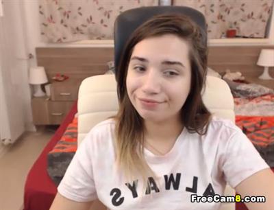 Cute duckling face selfie