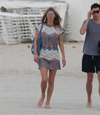 Nicky Hilton Hotel pool in Miami - December 31, 2012