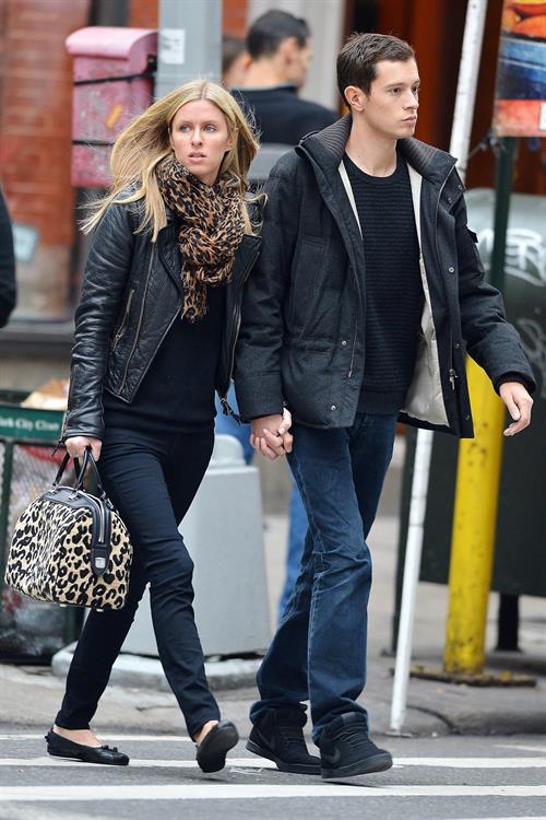 Nicky Hilton Walks with boyfriend James Rothschild in New York (November 12, 2012) 