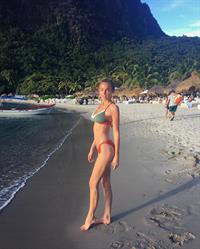 Elizabeth Turner in a bikini