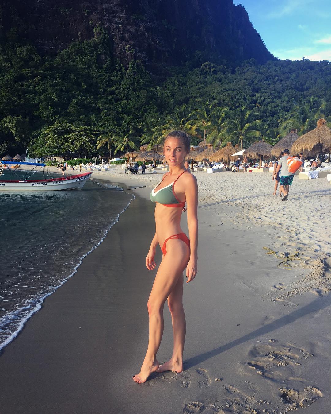 Elizabeth Turner in a bikini