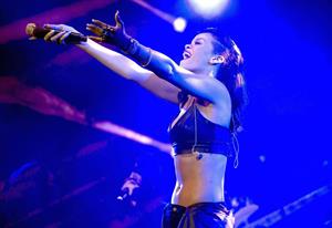 Rihanna Performing during 777 Tour in Mexico City November 14, 2012