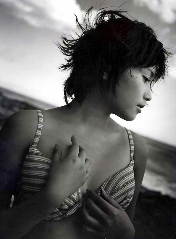 Natsumi Abe in a bikini