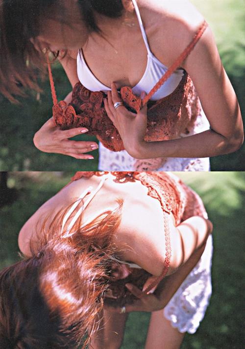 Yu Abiru in a bikini