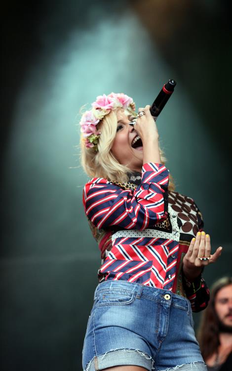 Pixie Lott performs at the Cornbury Music Festival at Great Tew Estate on June 29, 2012 in Oxford, England