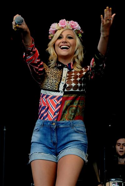Pixie Lott performs at the Cornbury Music Festival at Great Tew Estate on June 29, 2012 in Oxford, England