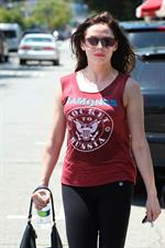 Rose McGowan - Spotted at The Tracey Anderson Gym 29.07.12