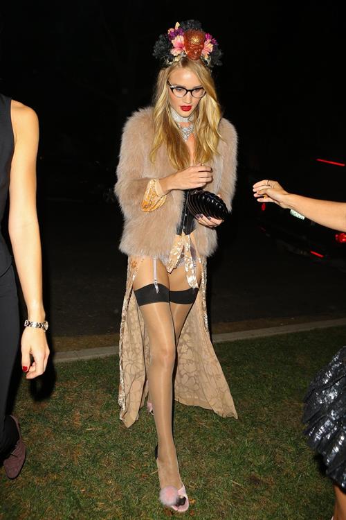 Rosie Huntington-Whiteley - At A Halloween Party In Beverly Hills October 26, 2012