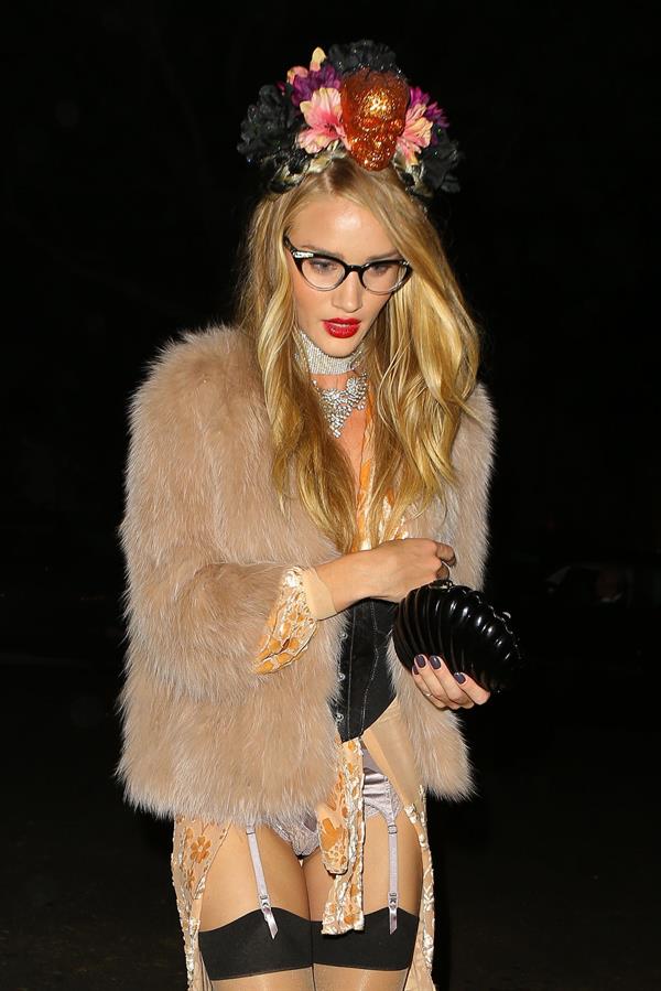 Rosie Huntington-Whiteley - At A Halloween Party In Beverly Hills October 26, 2012