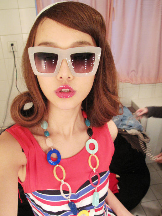 Huang Yi Lin taking a selfie