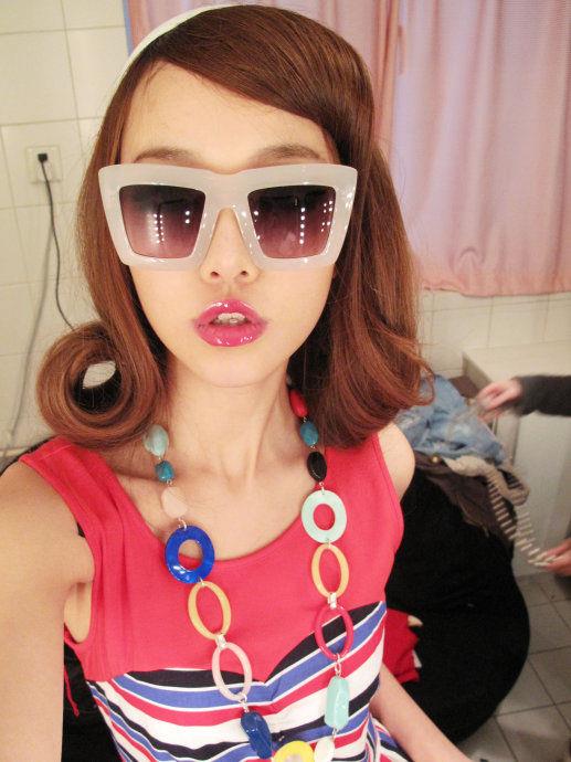 Huang Yi Lin taking a selfie