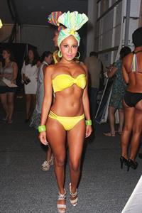 Adrienne Bailon Mercedes Benz Fashion Week Swim at the Raleigh - July 15, 2011
