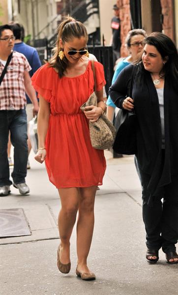 Minka Kelly out about New York City on May 21, 2011 